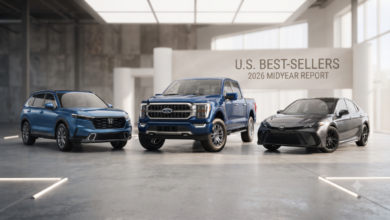 Top selling vehicles of mid-year 2026