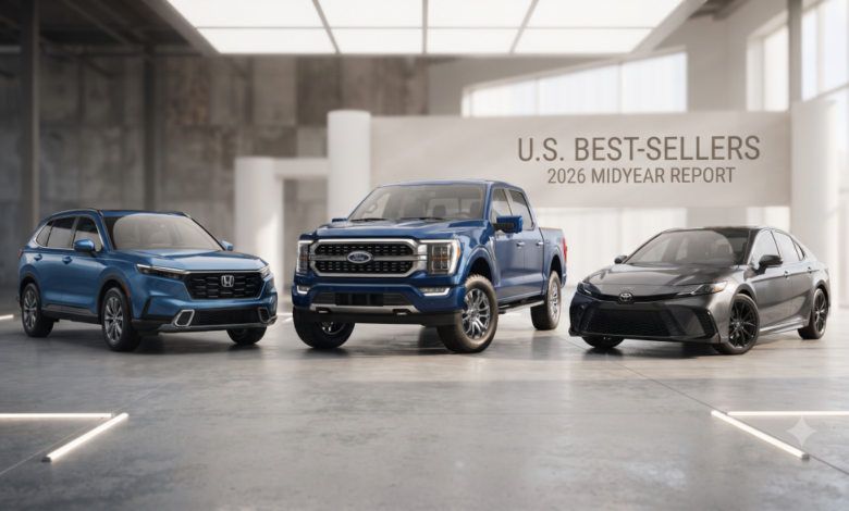 Top selling vehicles of mid-year 2026